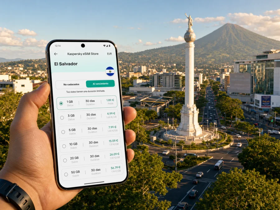 eSIM en San Salvador: internet móvil para viajar