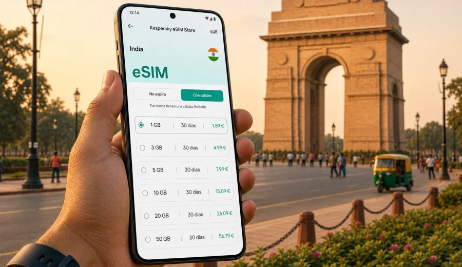 eSIM para India: internet móvil en viaje