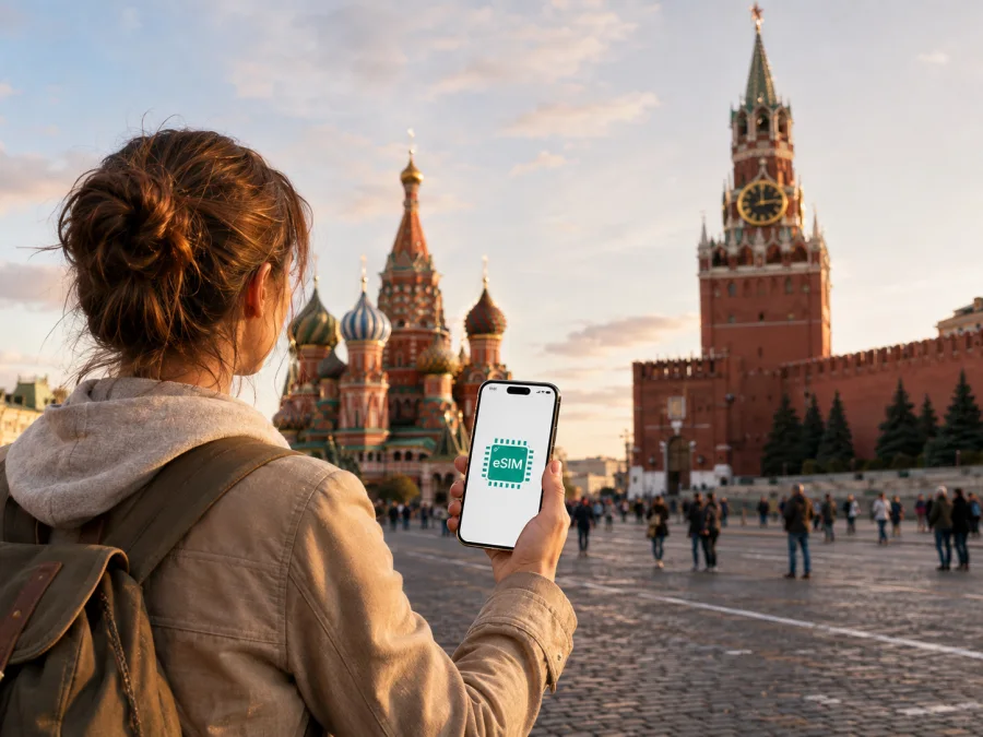 eSIM en Moscú: internet móvil para su viaje