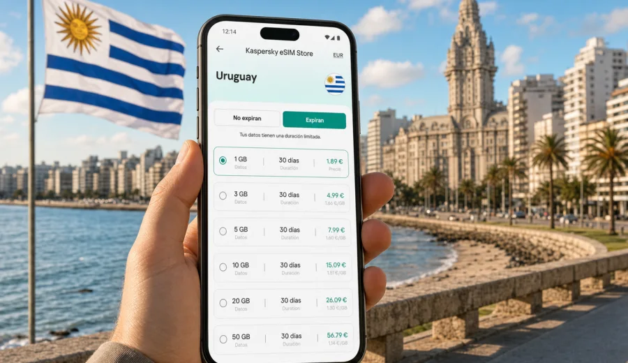 eSIM para Uruguay: conexión móvil e internet