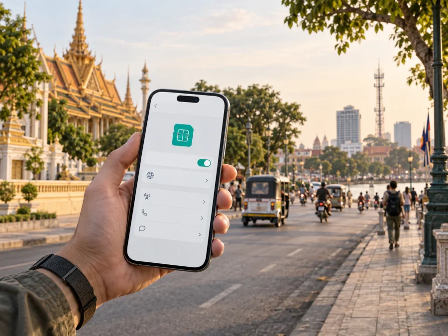 Cellcard eSIM en Camboya: qué comprobar