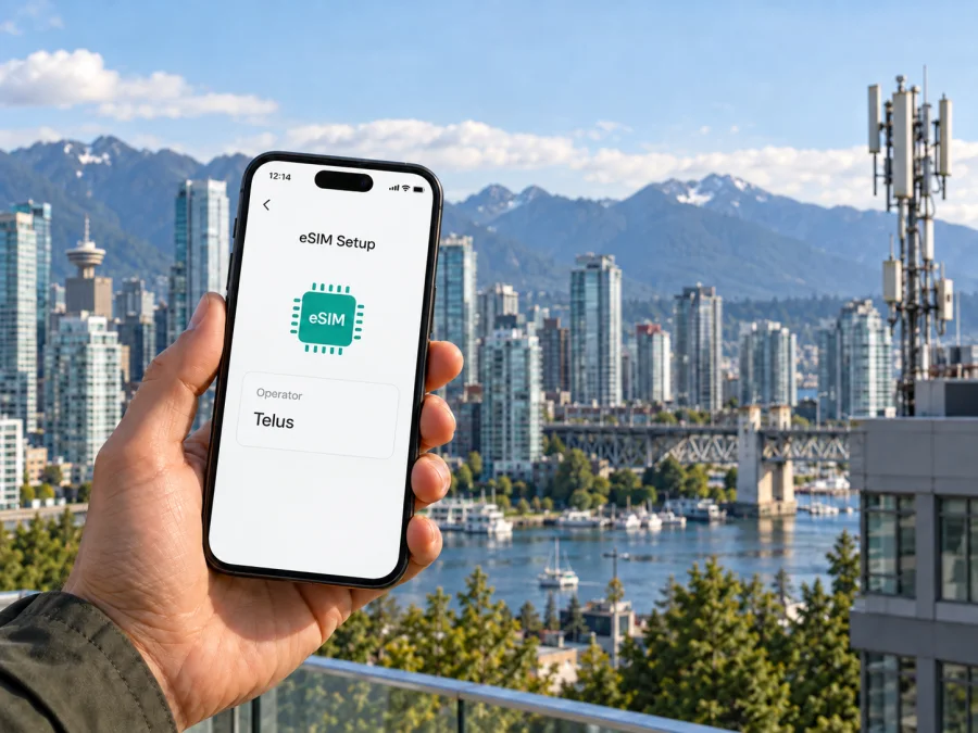 Telus eSIM en Canadá: cómo activarla