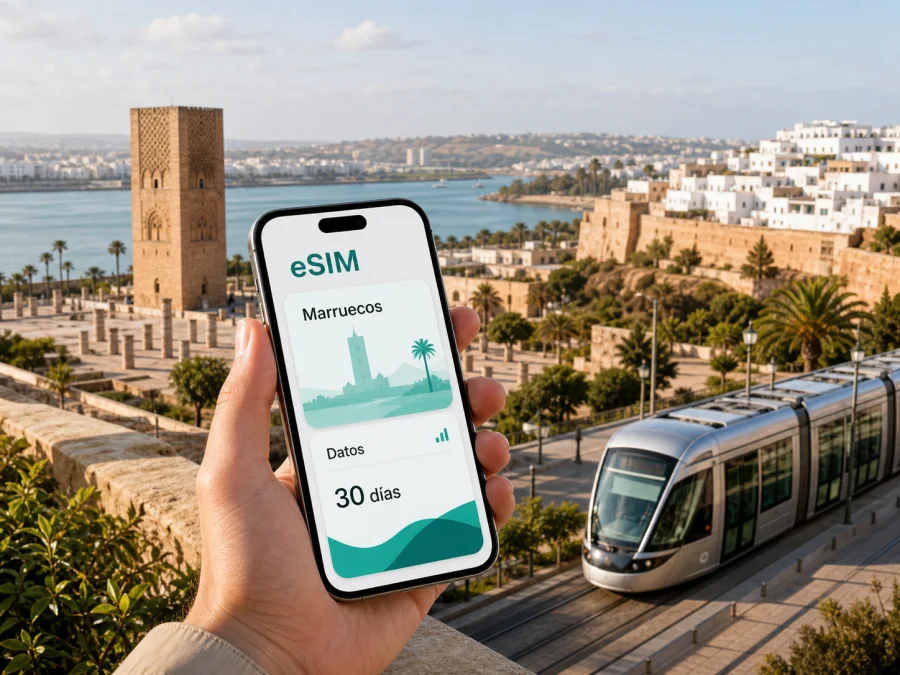 eSIM en Rabat: internet móvil para viajar