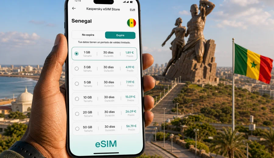 eSIM para Senegal: internet móvil de viaje