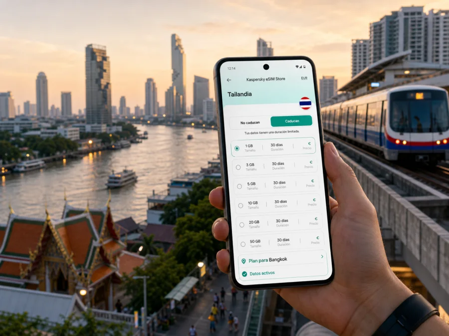 eSIM en Bangkok: internet móvil para viajar