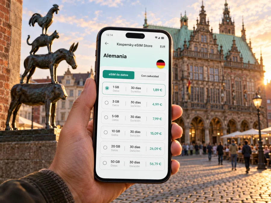 eSIM para Bremen: conexión e internet en la ciudad