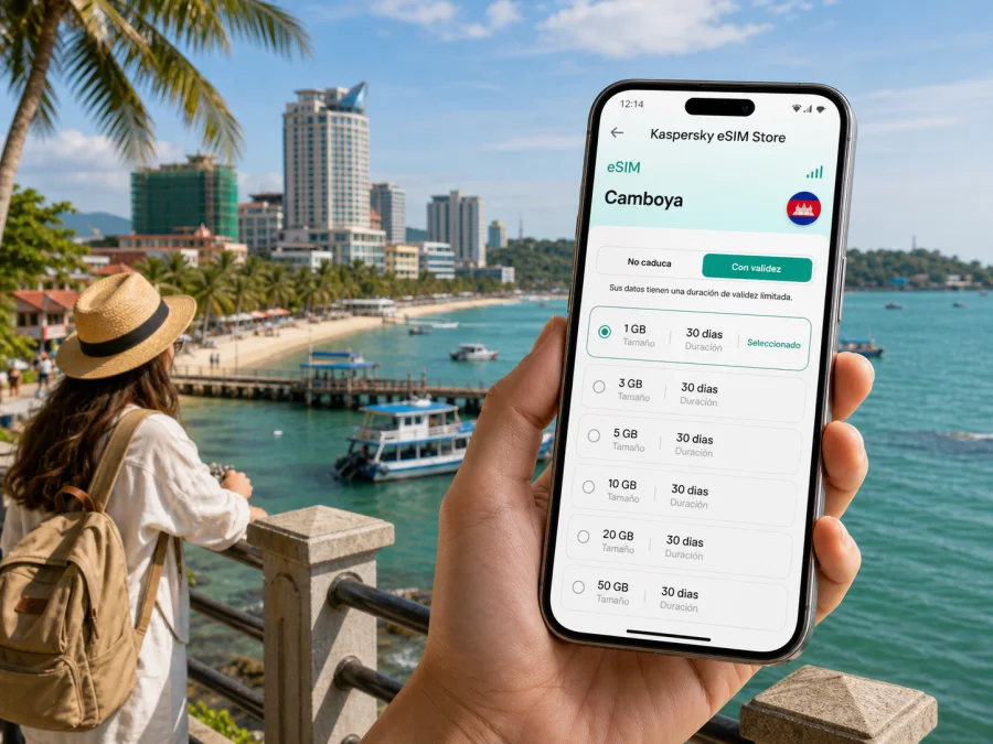 eSIM en Sihanoukville: internet móvil