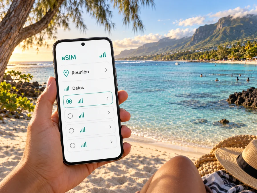 eSIM para Saint-Gilles-les-Bains: guía de viaje