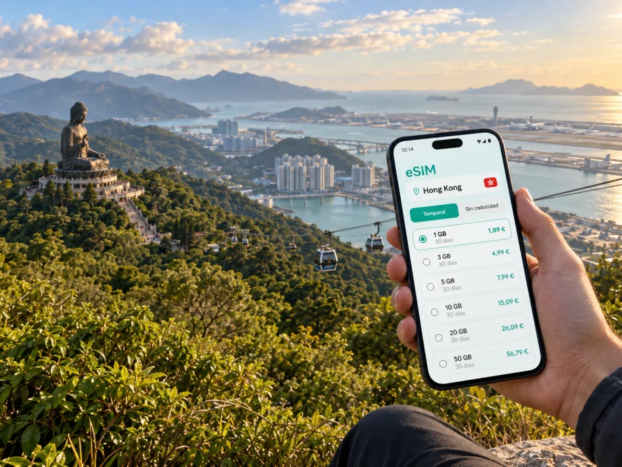 eSIM para Isla Lantau: internet móvil en tu viaje