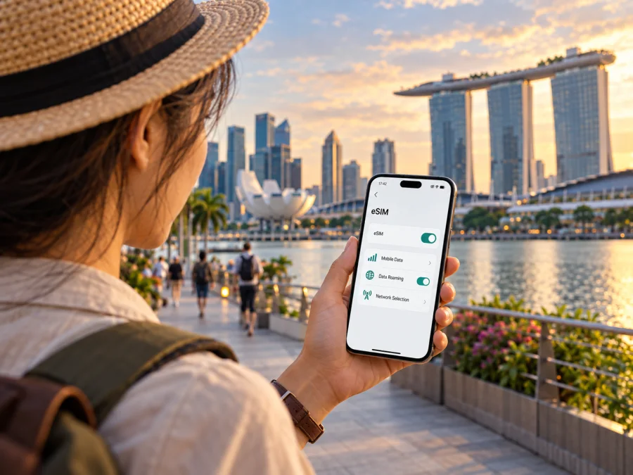 China Mobile CMLink SG eSIM en Singapur: guía