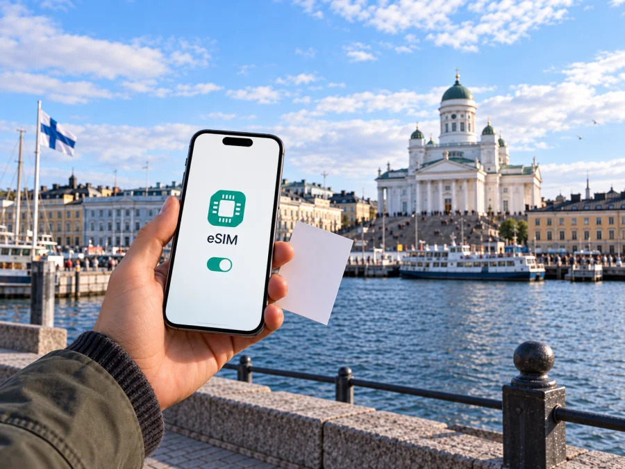 DNA eSIM en Finlandia: activación para viajeros