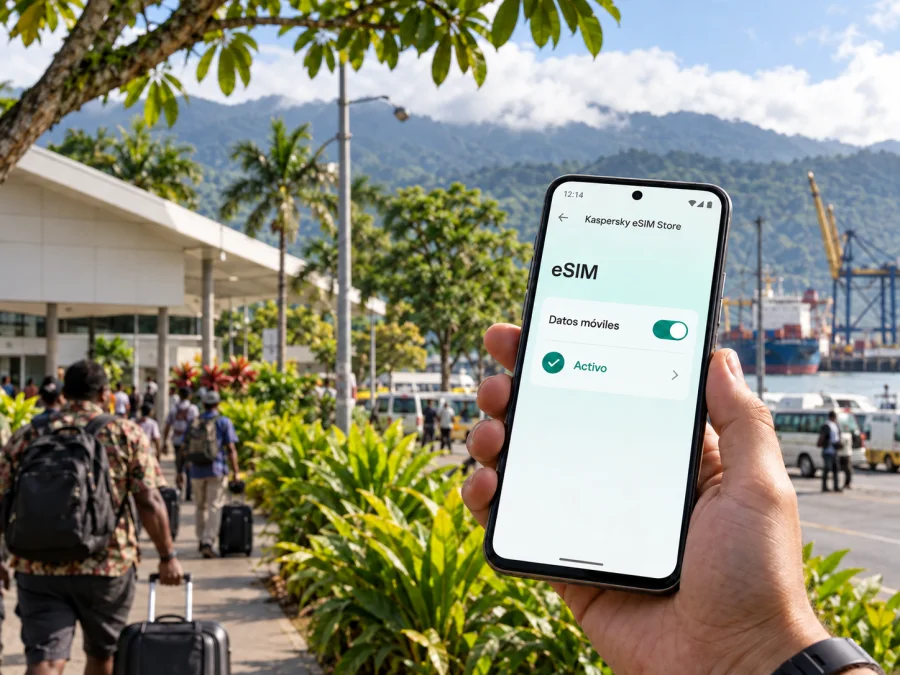 eSIM para Lae: internet móvil en Papúa Nueva Guinea