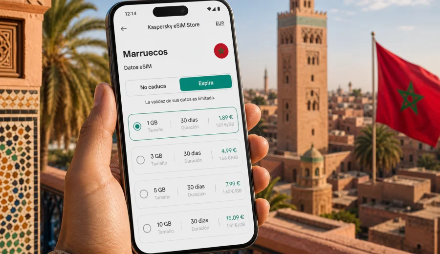 eSIM Marruecos: internet móvil para viajar