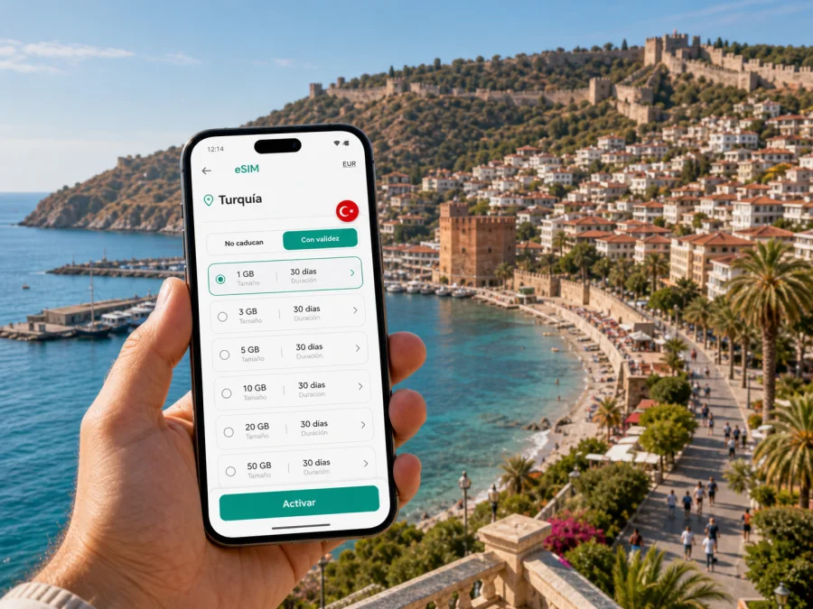 eSIM en Alanya: internet móvil para viajar