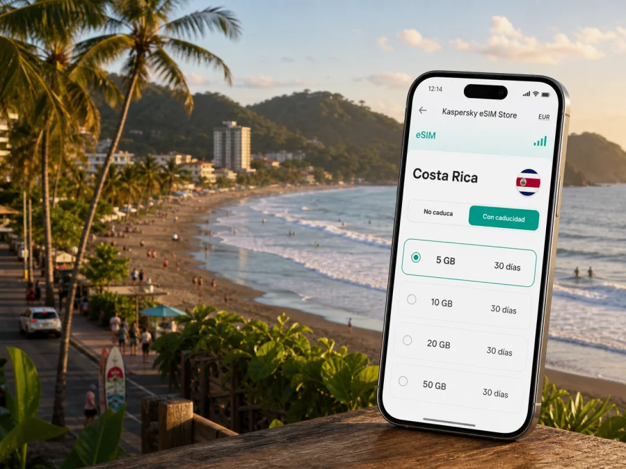 eSIM en Jacó: internet móvil para viajar