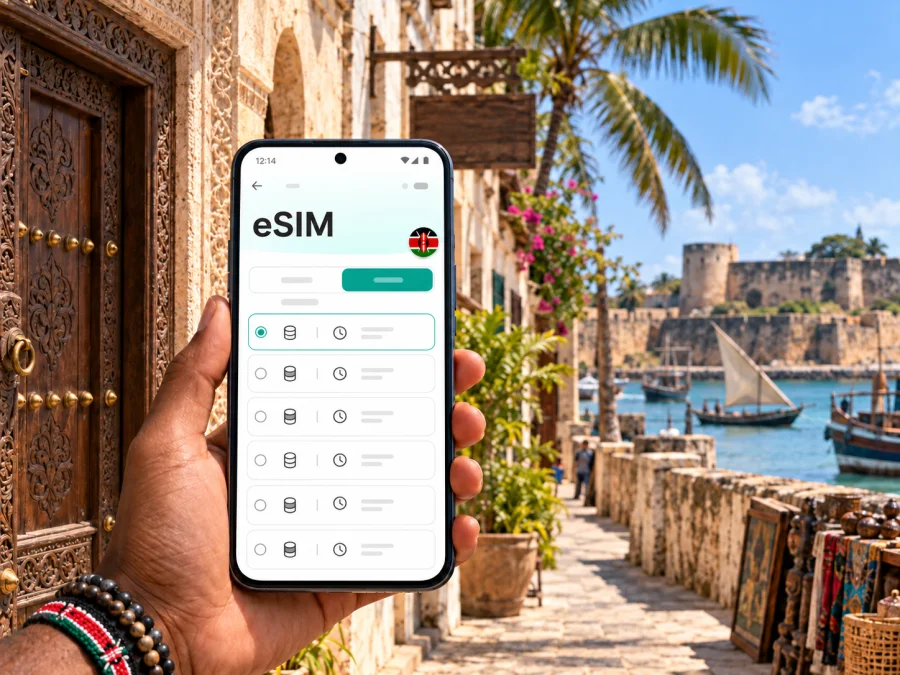eSIM en Mombasa: internet móvil para tu viaje
