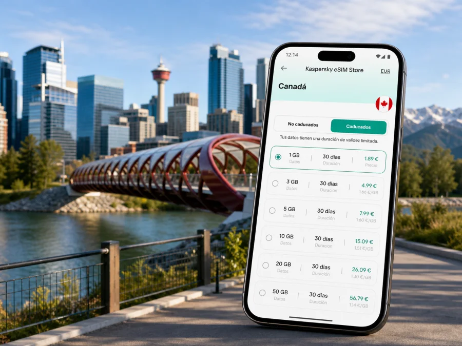 eSIM en Calgary: internet móvil para viajar