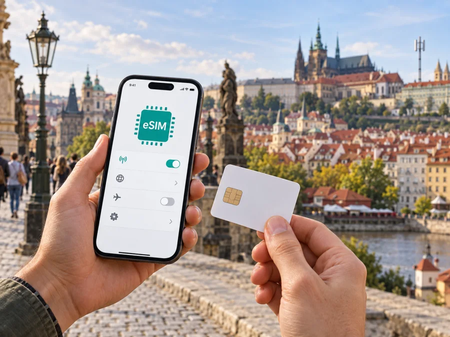 Vodafone eSIM en la República Checa: guía de viaje