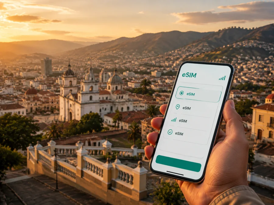 eSIM para Tegucigalpa: internet móvil en Honduras