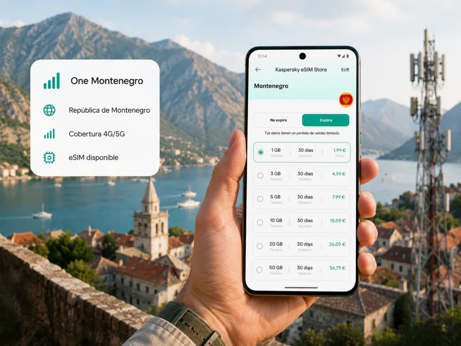 One Montenegro eSIM en Montenegro