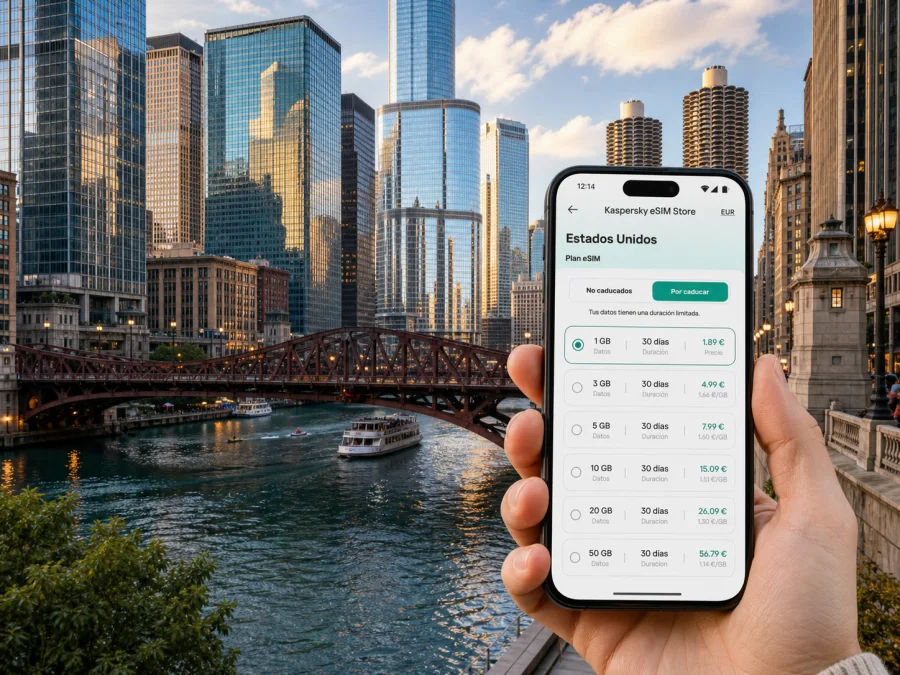 eSIM en Chicago: internet móvil para viajar