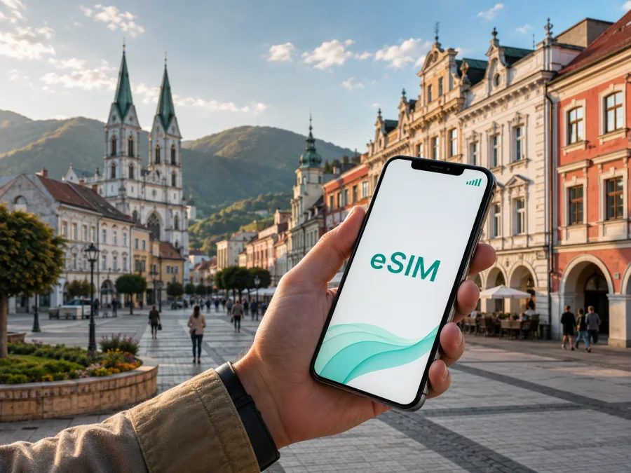 Žilina con eSIM: internet móvil para viajar