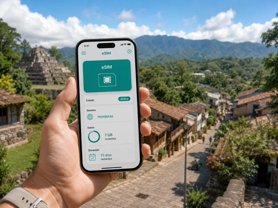 eSIM para Copán Ruinas, Honduras | Kaspersky