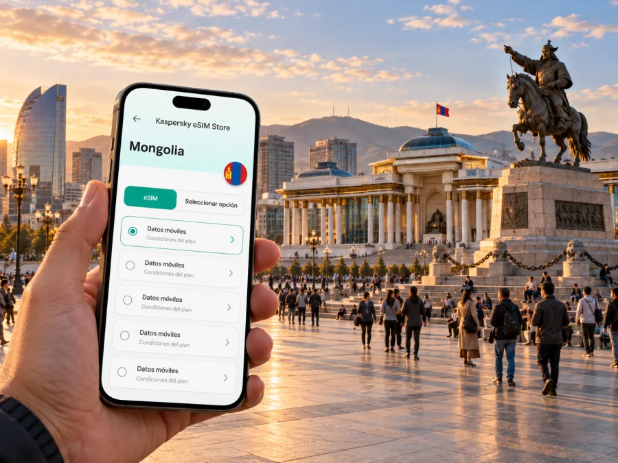 eSIM en Ulán Bator: conexión móvil e internet en Mongolia