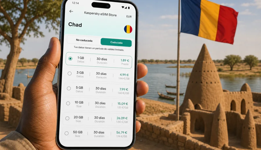 eSIM para Chad: conexión móvil e internet