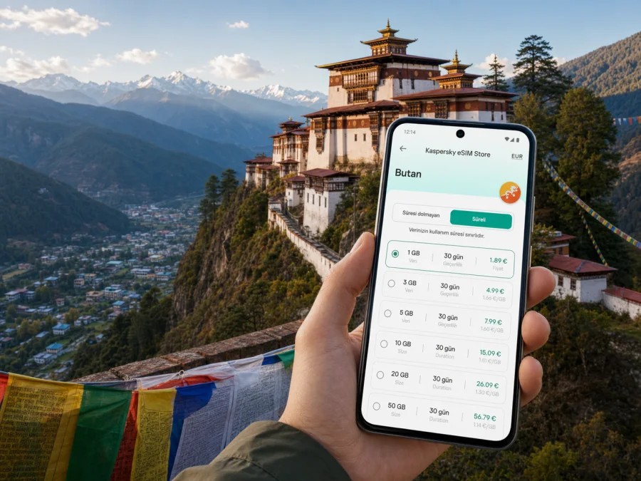 Trashigang eSIM: internet móvil en Bután