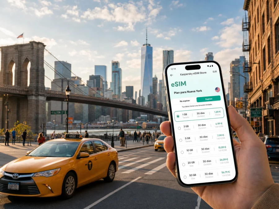 eSIM en Nueva York: internet para viajar