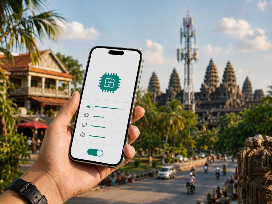 Metfone eSIM en Camboya: qué comprobar