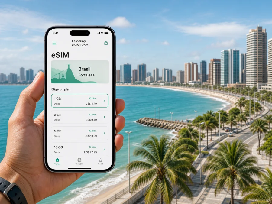 eSIM en Fortaleza: internet móvil para viajar