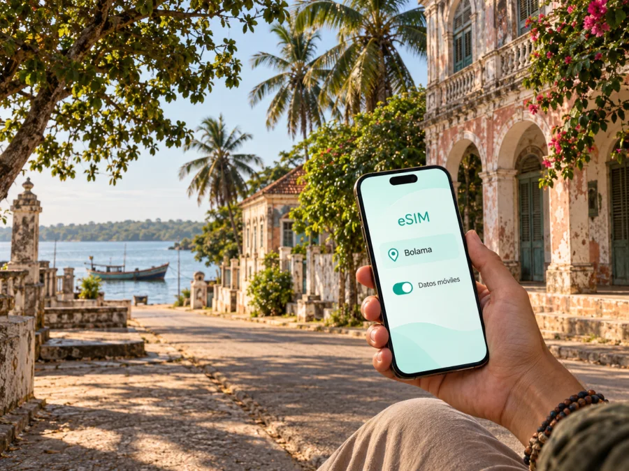 eSIM en Bolama: conexión móvil e internet
