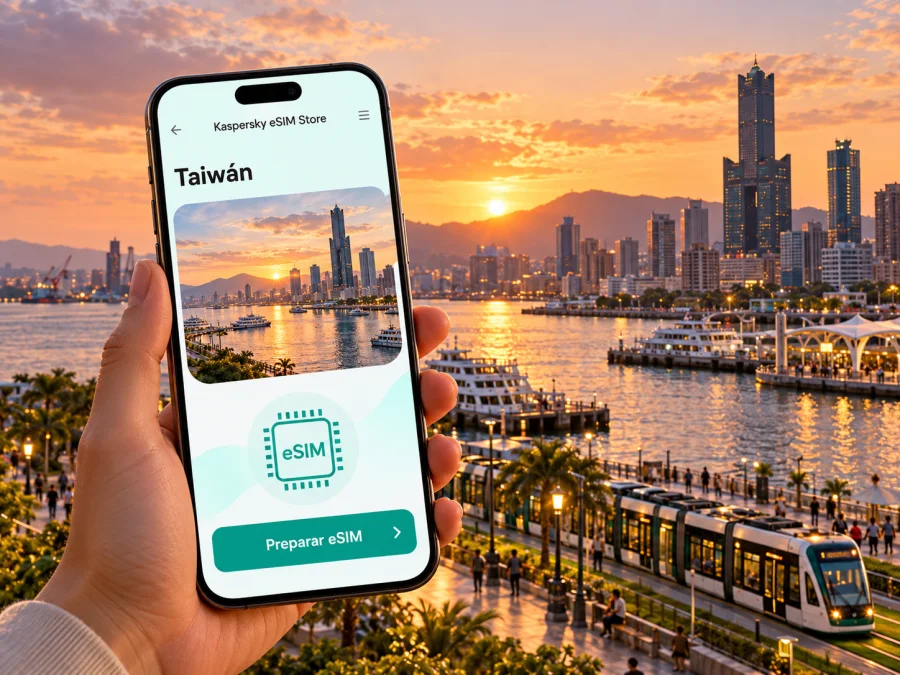 eSIM en Kaohsiung: internet móvil en Taiwán