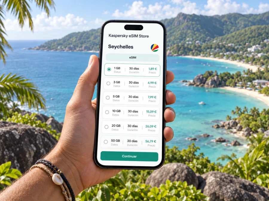 eSIM en Bel Ombre: internet móvil en Seychelles