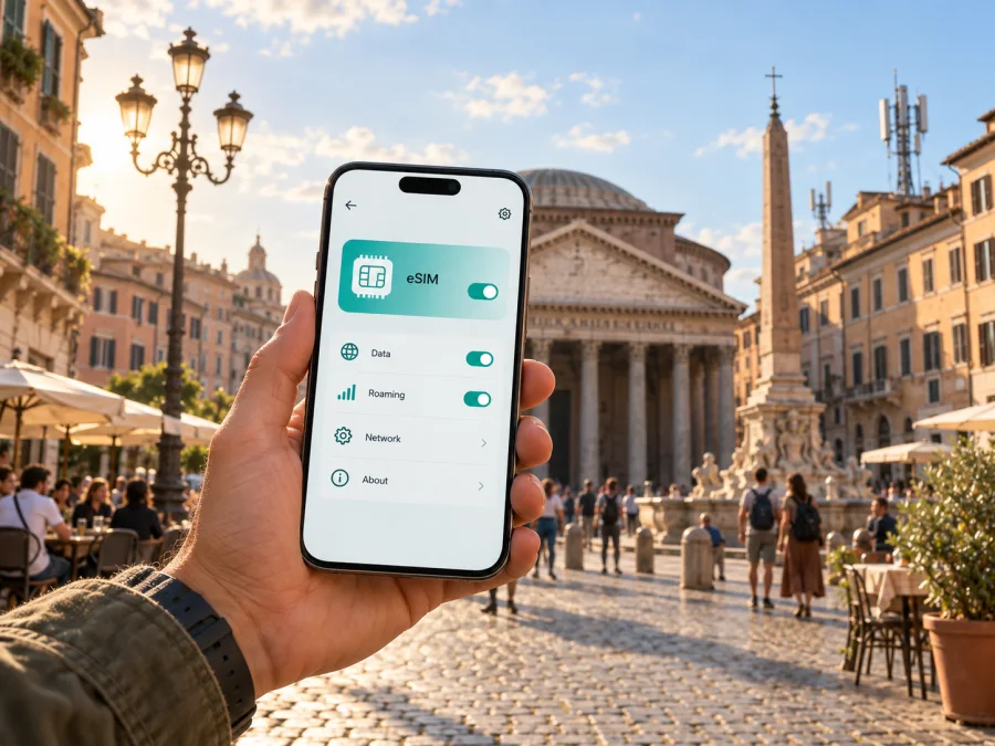Fastweb + Vodafone eSIM en Italia | Guía