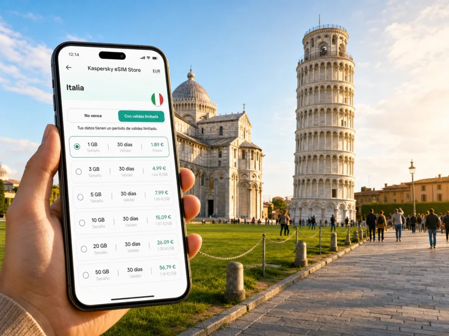 eSIM en Pisa: conexión móvil e internet