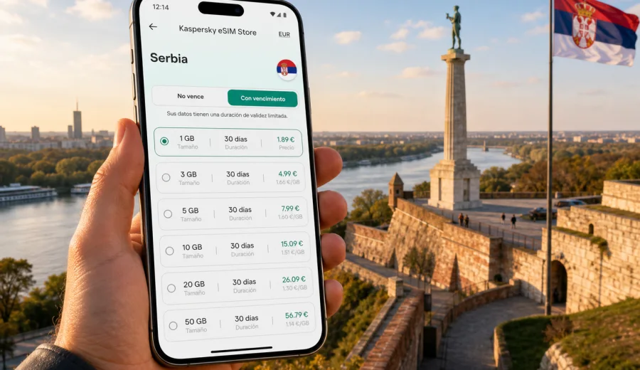 eSIM en Serbia: internet móvil para su viaje
