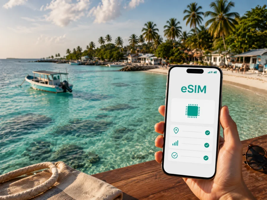 eSIM para Thulusdhoo: internet móvil en Maldivas