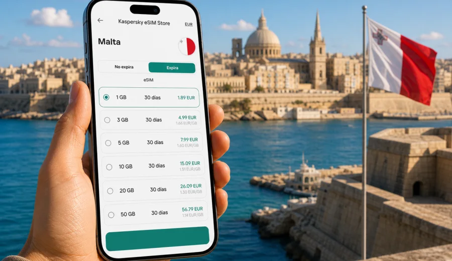 eSIM para Malta: internet móvil de viaje