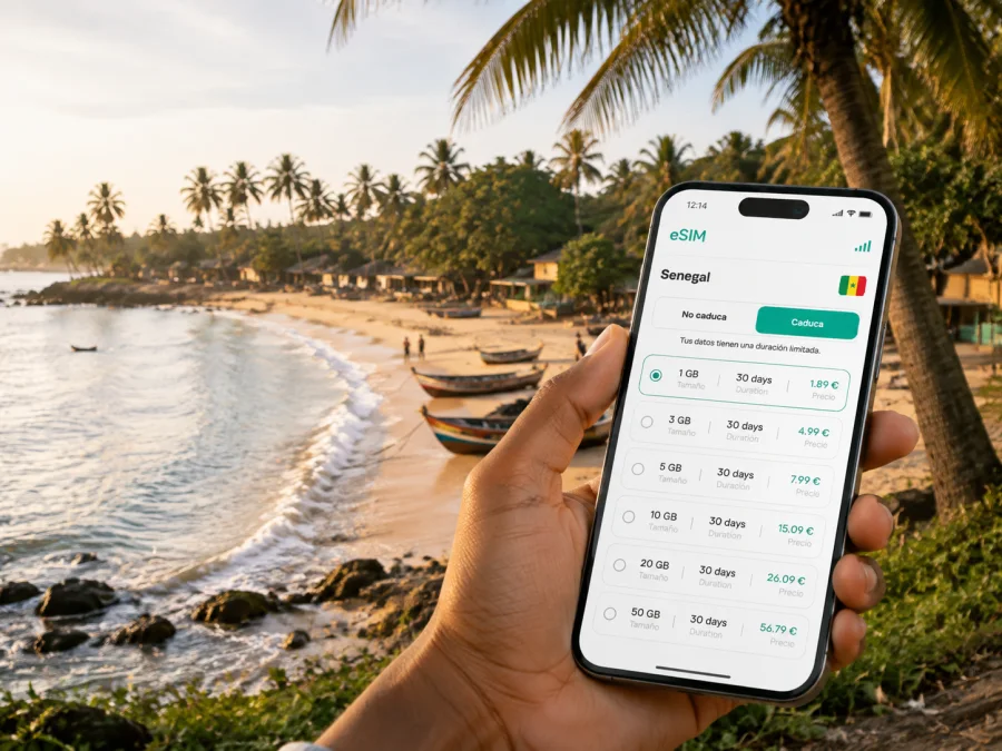 eSIM en Cabo Skirring: internet móvil para viajar