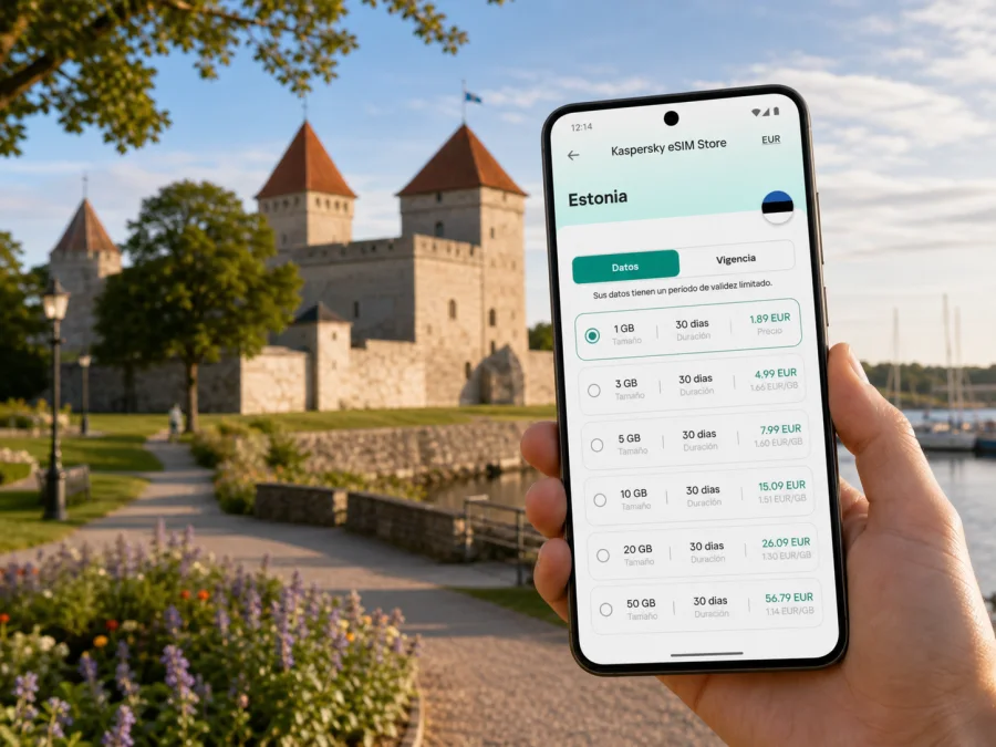 eSIM en Kuressaare: internet móvil para viajar