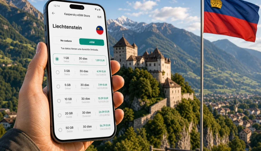 eSIM para Liechtenstein: internet móvil