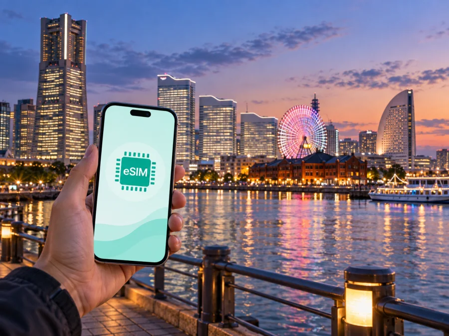 eSIM para Yokohama: internet móvil en Japón