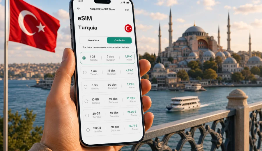 eSIM para Turquía: internet móvil de viaje