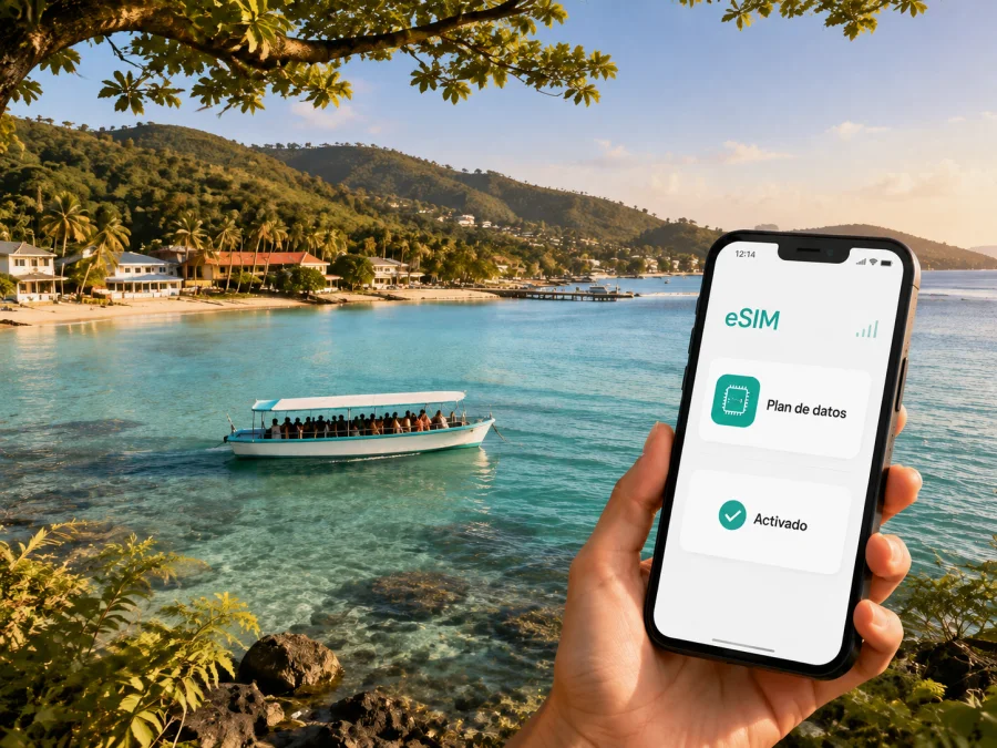 eSIM para Buccoo: internet y conexión móvil en Tobago