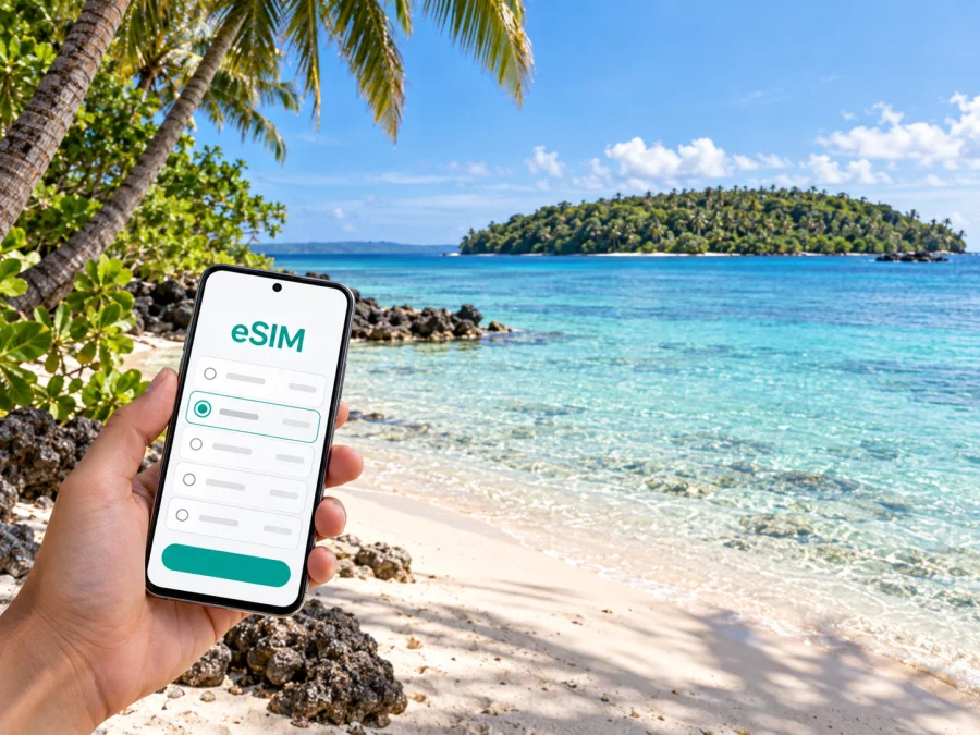 eSIM para Playa Champagne: internet en Vanuatu