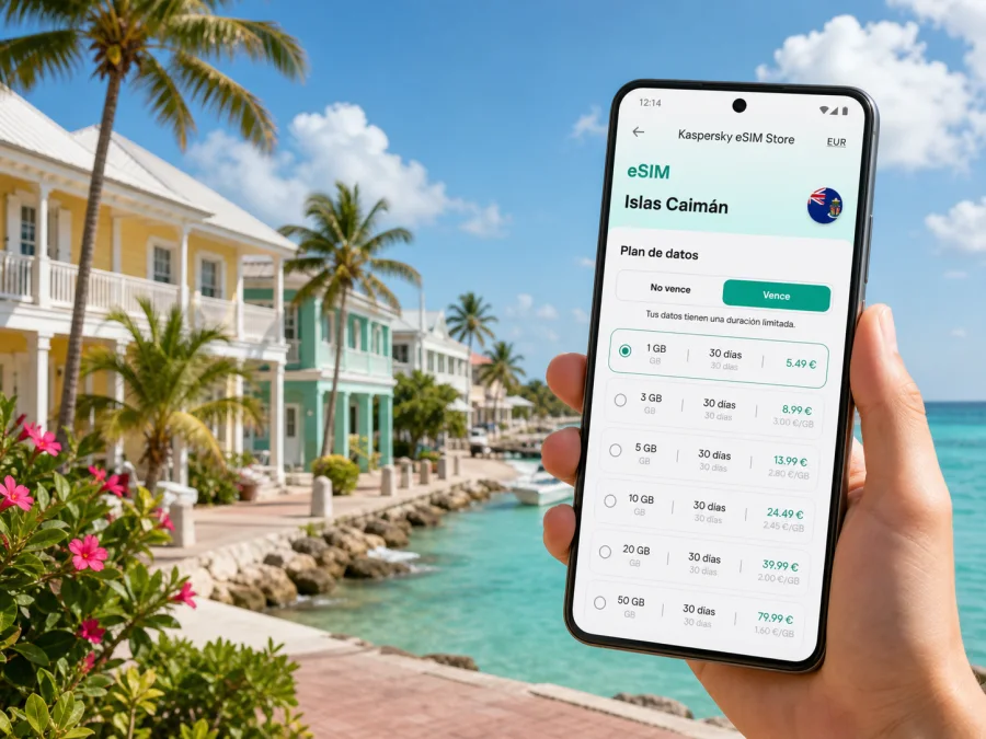 eSIM en Bodden Town: internet y conexión móvil