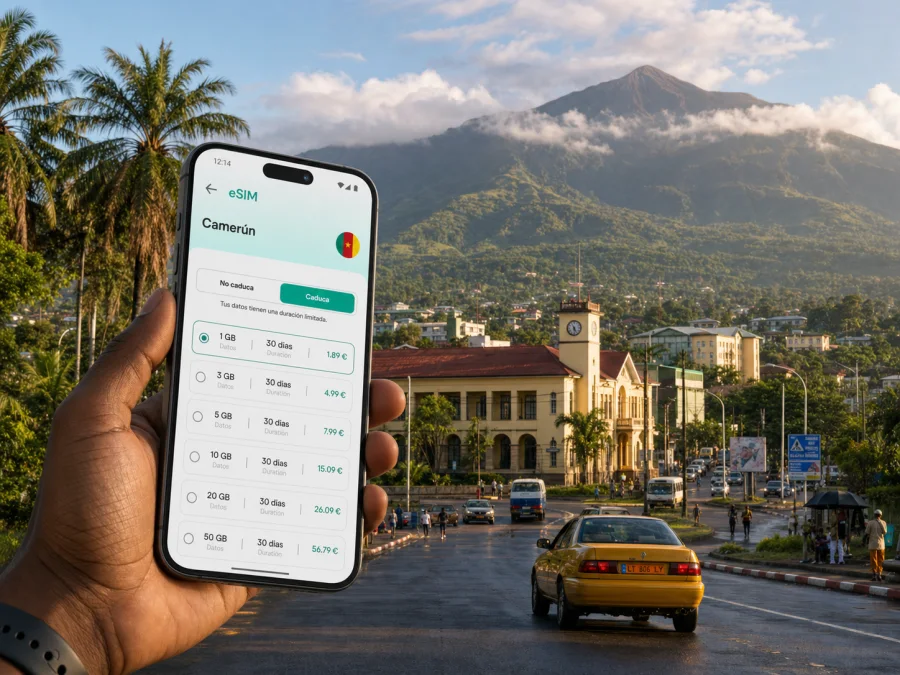eSIM en Buea: internet móvil para viajar